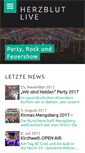 Mobile Screenshot of herzblut-live.de